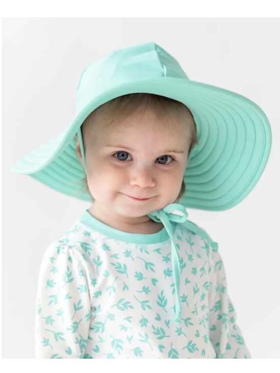 Ruffle Butts Other - Ruffle Butts Sun Swim Hat Infant Toddler Aqua Beach Vacation Summer Travel